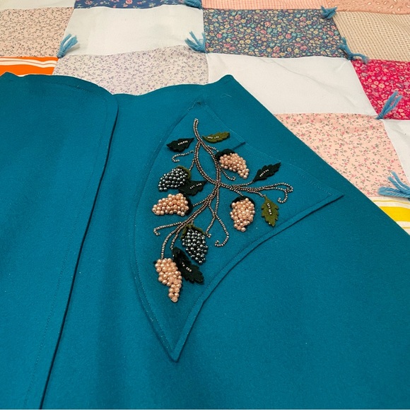 50’s “Poodle” style wool skirt but grapes instead of poodles - Picture 2 of 3